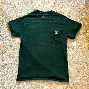 Mens Ben Davis Green cotton Pocket T-Shirt, XS